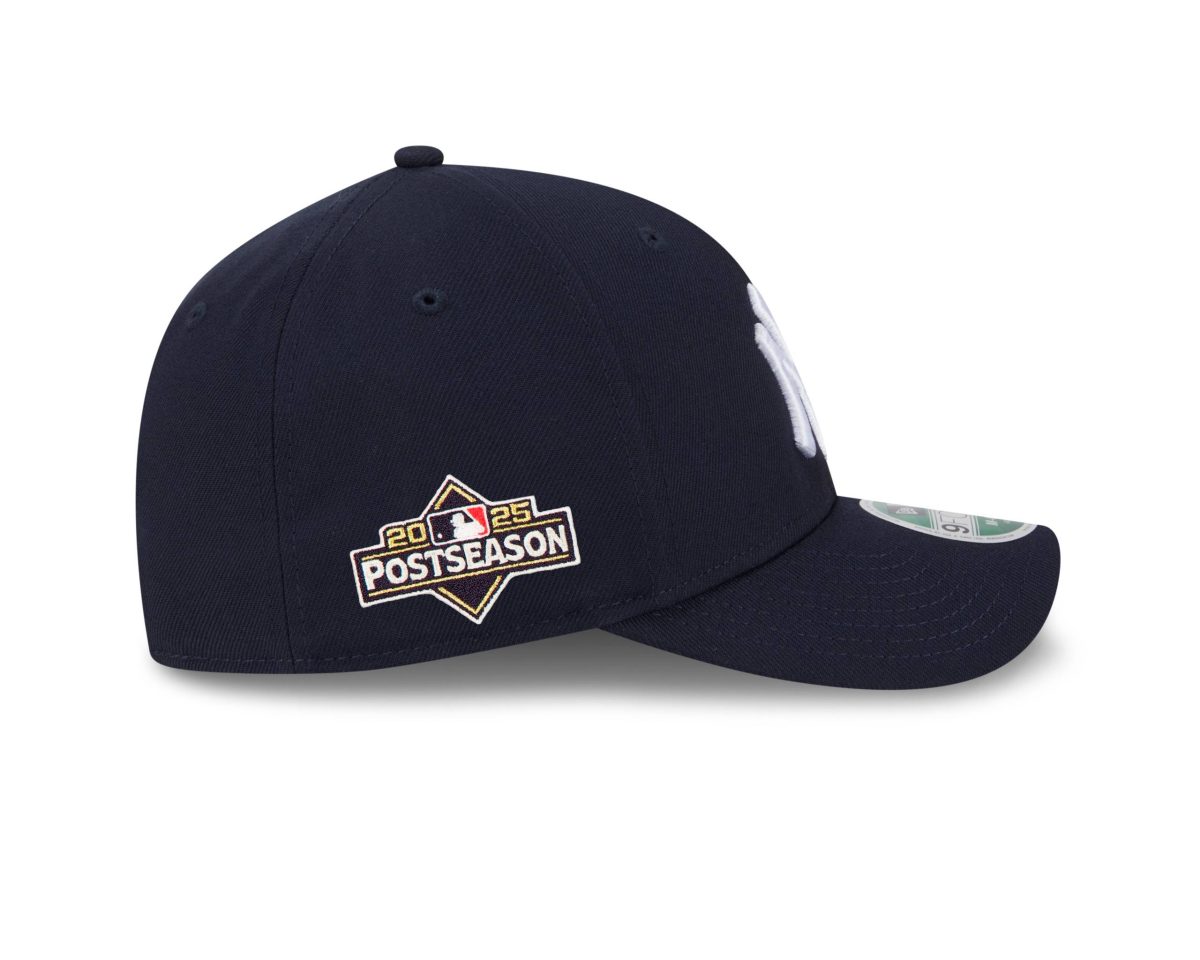 NY Yankees New Era Postseason Side Patch  9FORTY ADJUSTABLE HAT 2025 - Image 2