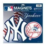 NEW YORK YANKEES VINYL MAGNET 11" X 11"