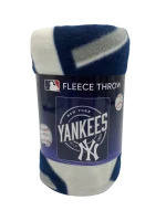 NY YANKEES BLANKET FLEECE CAMPAIGN DESIGN 50'' X 60''