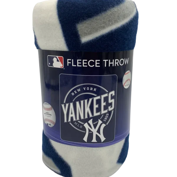NY YANKEES BLANKET FLEECE CAMPAIGN DESIGN 50'' X 60''