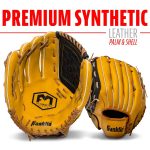 FRANKLIN BASEBALL  BALL FIELD MASTER  -12.5"   TAN/BLACK - LEFT HAND THROW - FIELDING GLOVES - Image 6