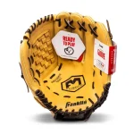 FRANKLIN BASEBALL  BALL FIELD MASTER  - CAMEL/BROWN and BLACK/GOLD  - RIGHT HAND THROW - FIELDING GLOVES