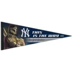 NY YANKEES / STAR WARS MANDALORIAN PREMIUM PENNANT