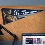 NY YANKEES / STAR WARS MANDALORIAN PREMIUM PENNANT - Image 3