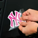 NEW YORK YANKEES 4" x 4" BCA PERFECT CUT COLOR DECAL - Image 5