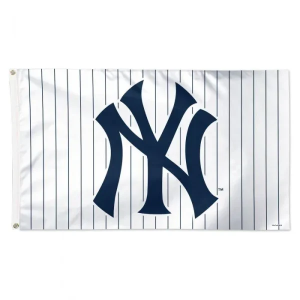 NEW YORK YANKEES PINSTRIPE FLAG - DELUXE 3' X 5'
