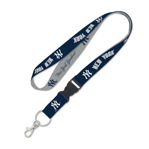NEW YORK YANKEES LANYARD W/DETACHABLE BUCKLE 1" x 24''