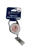 New York Yankees Premium Retractable Deluxe Clip Badge Reel TOPHAT