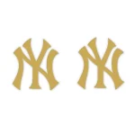 NEW YORK YANKEES EARRINGS JEWELRY CARD
