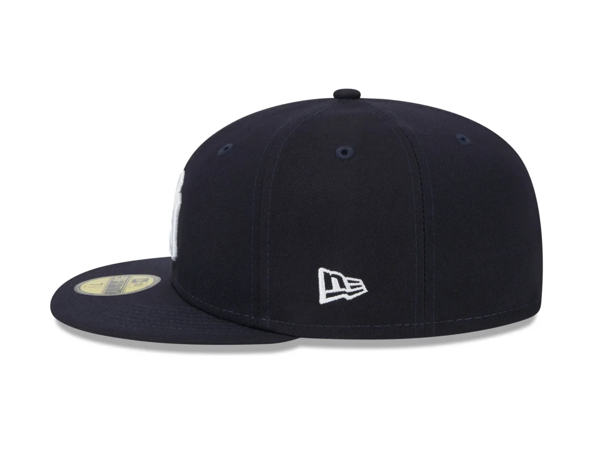 NY YANKEES NAVY 1999 PATCH ( On the RIGHT Side ) AUTHENTIC COLLECTION 59FIFTY FITTED GRAY BRIM - Image 5