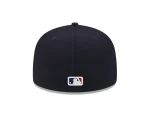 NY YANKEES NAVY 1999 PATCH ( On the RIGHT Side ) AUTHENTIC COLLECTION 59FIFTY FITTED GRAY BRIM - Image 4