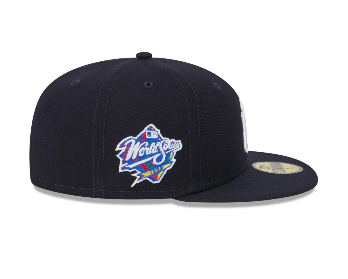NY YANKEES NAVY 1999 PATCH ( On the RIGHT Side ) AUTHENTIC COLLECTION 59FIFTY FITTED GRAY BRIM - Image 3