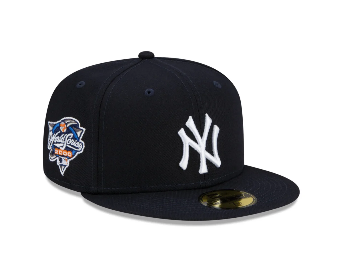 NY YANKEES NAVY 2000 PATCH ( On the RIGHT Side) AUTHENTIC COLLECTION 59FIFTY FITTED GRAY BRIM - Image 1