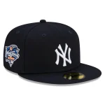 NY YANKEES NAVY 2000 PATCH ( On the RIGHT Side) AUTHENTIC COLLECTION 59FIFTY FITTED GRAY BRIM