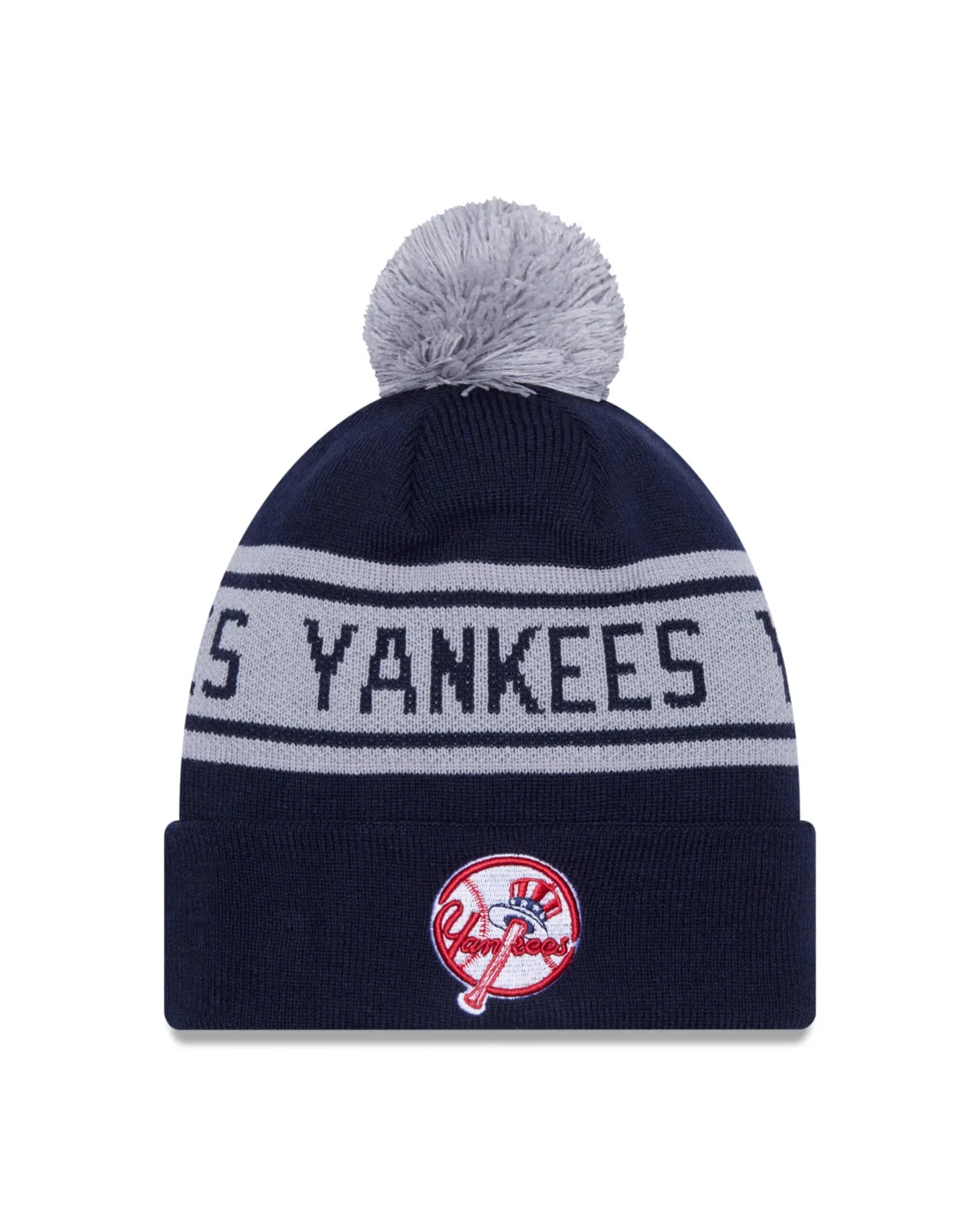 NY YANKEES KNITRPEAT D3 WITH Pom on top - Image 1