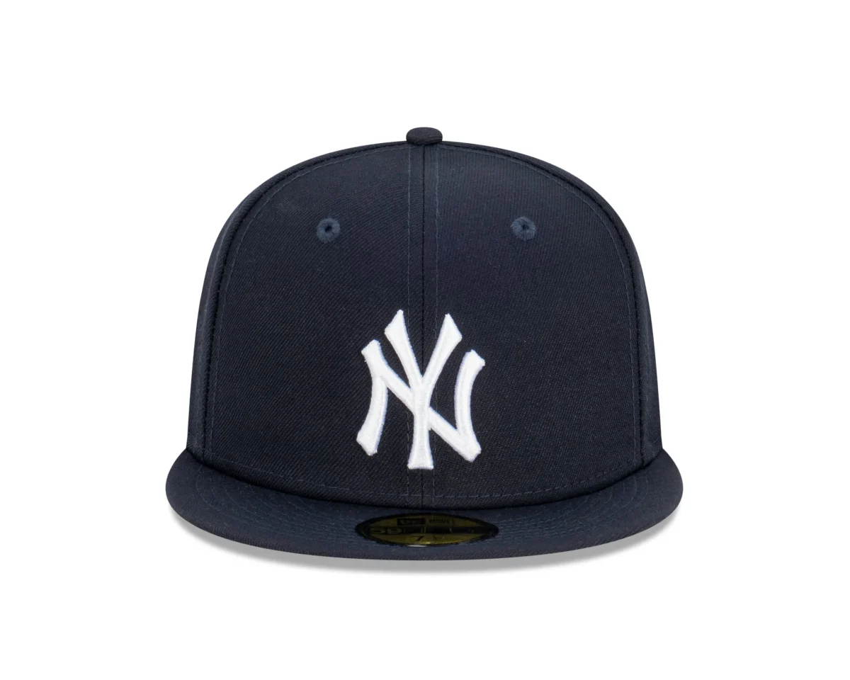 NY YANKEES NAVY 1998 PATCH ( On the RIGHT Side ) AUTHENTIC COLLECTION 59FIFTY FITTED GRAY BRIM - Image 5