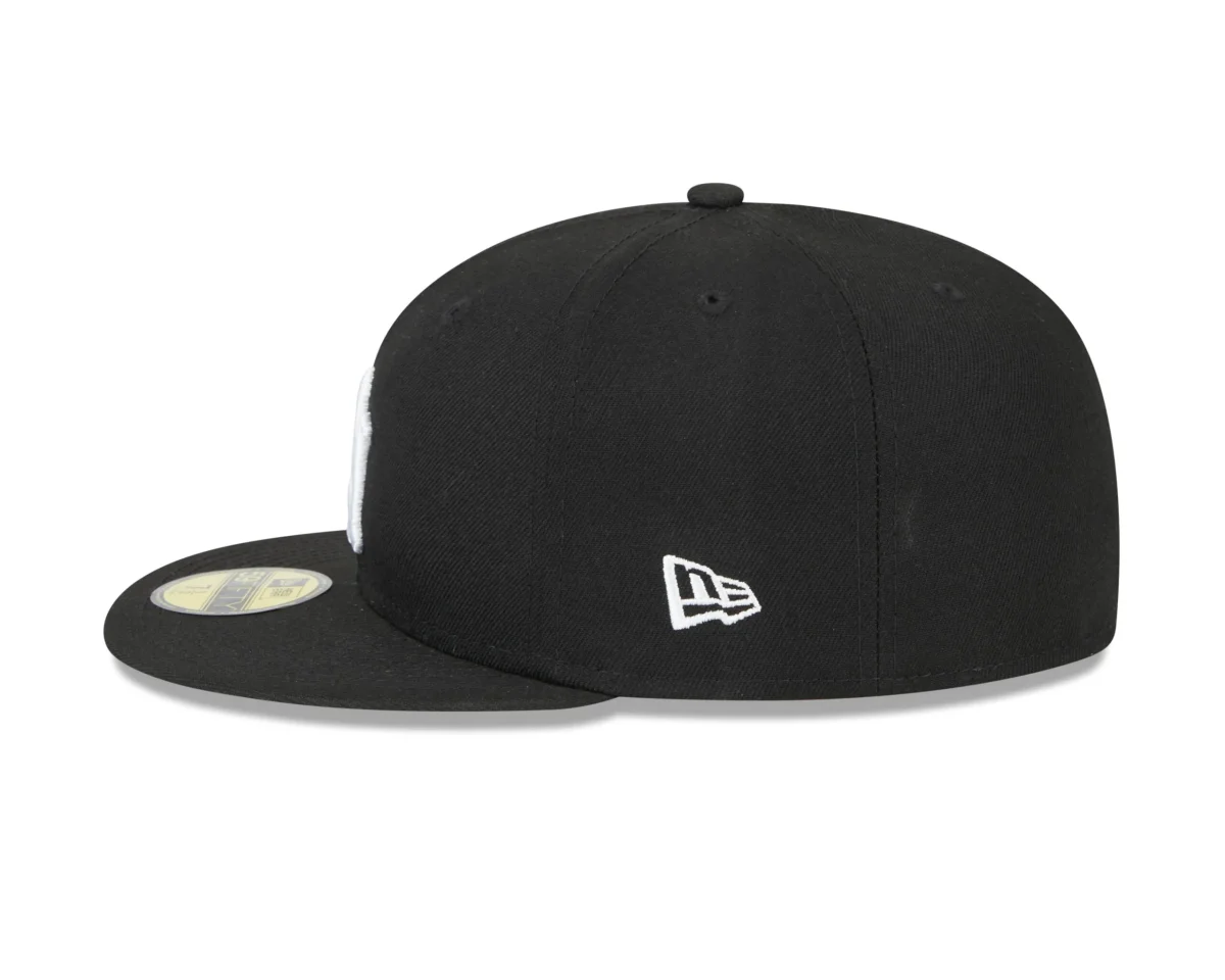 NY YANKEES BLACK 1998 BW WORLD SERIES PATCH AUTHENTIC COLLECTION 59FIFTY FITTED - Image 5