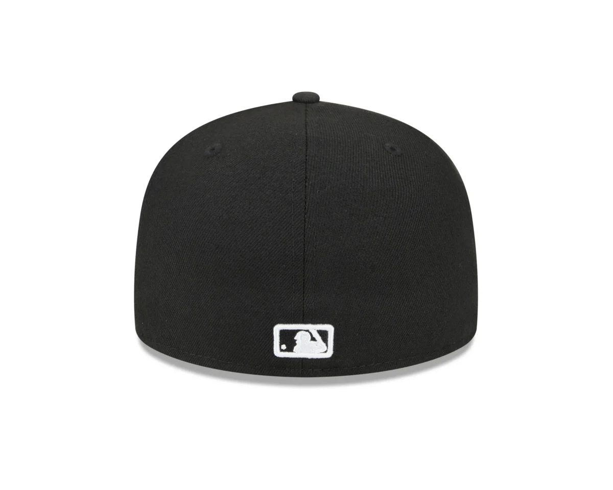 NY YANKEES BLACK 1998 BW WORLD SERIES PATCH AUTHENTIC COLLECTION 59FIFTY FITTED - Image 6