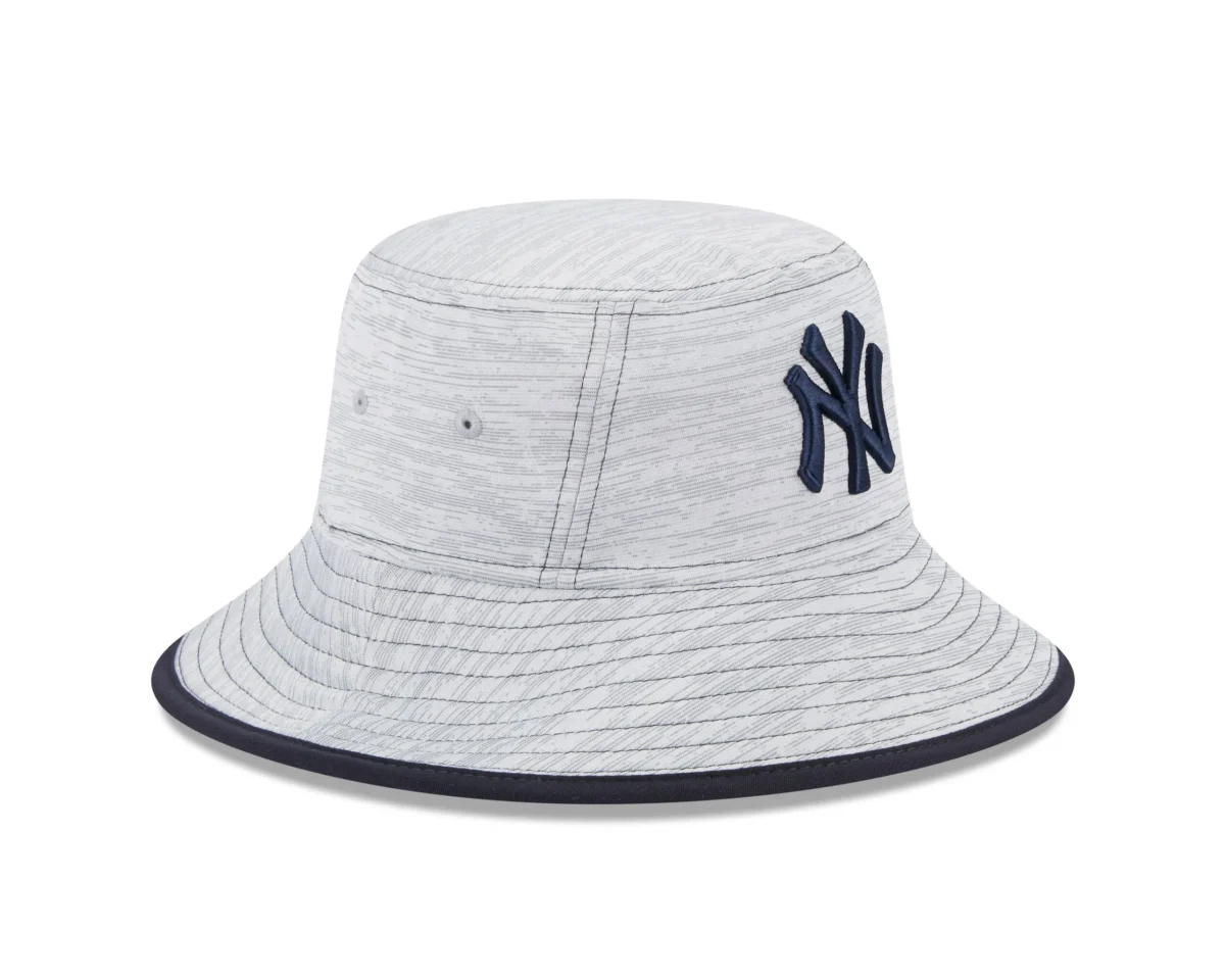 NY  New Era Gray Game Bucket Hat - Image 6