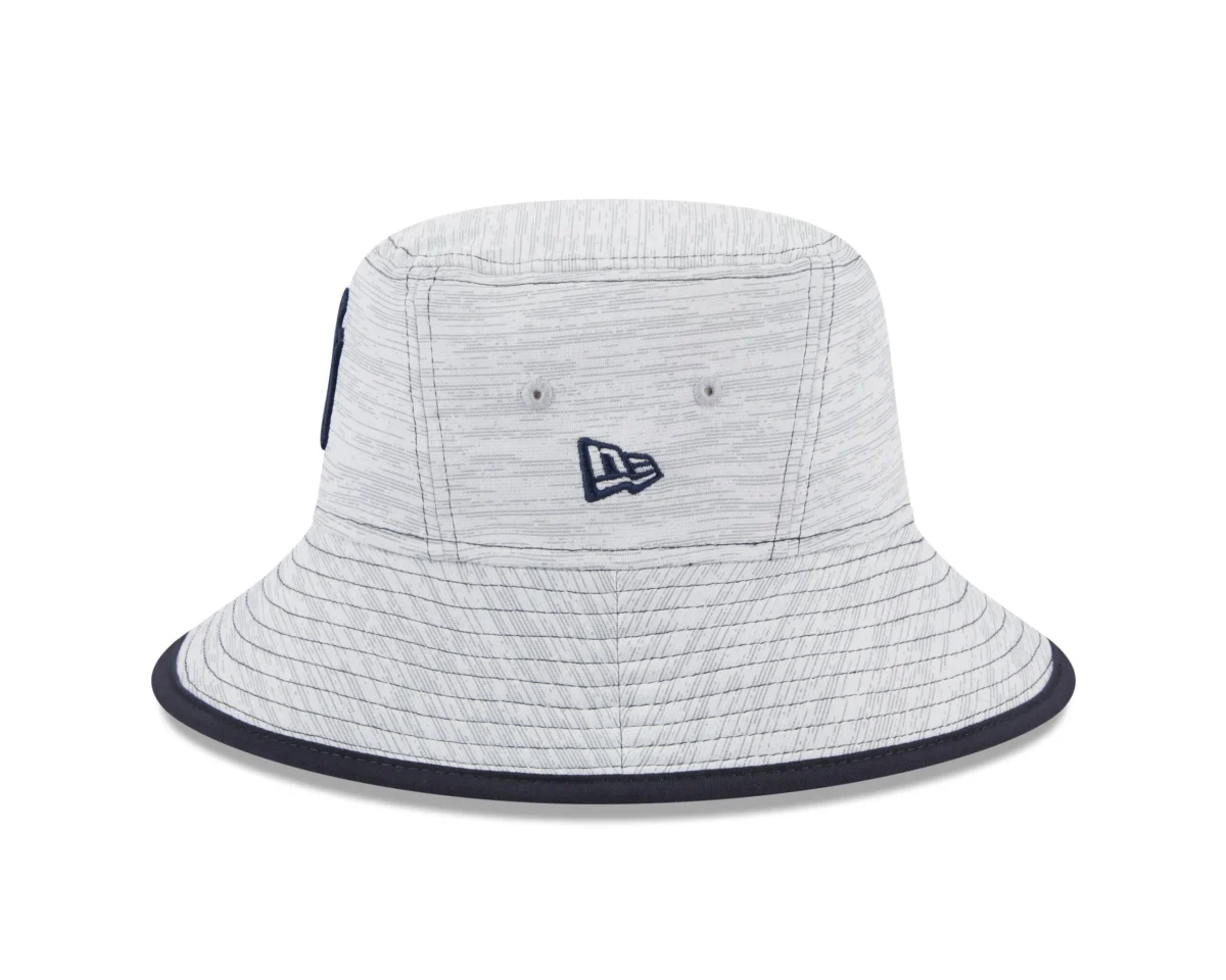 NY  New Era Gray Game Bucket Hat - Image 4