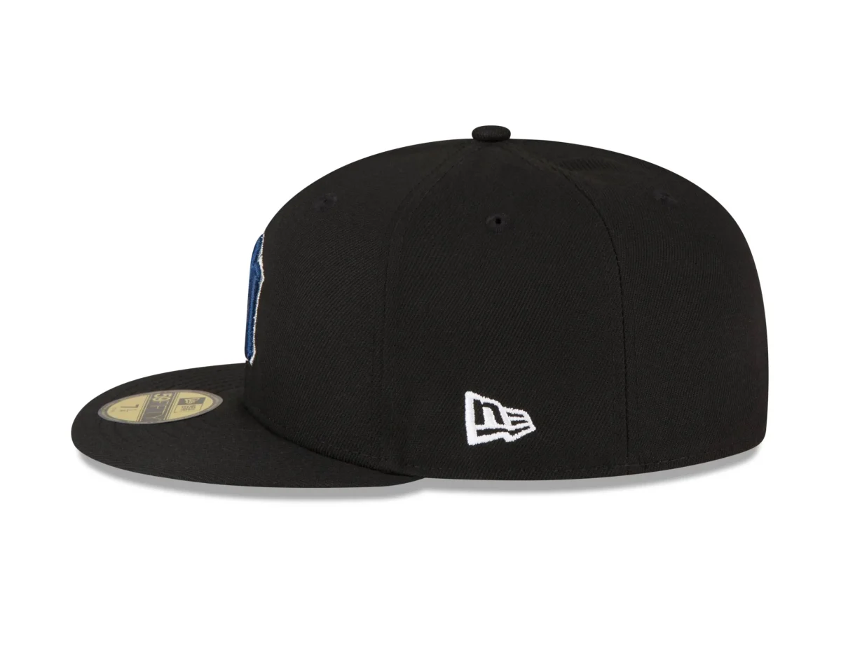 NY YANKEES NEW ERA 59Fifty Metallic Thread Logo Fitted Hat/GREEN BRIM - Image 5