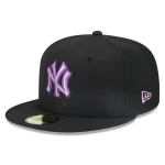 NY YANKEES CREAMY BLACK METALLICPOP AUTHENTIC COLLECTION 59FIFTY FITTED