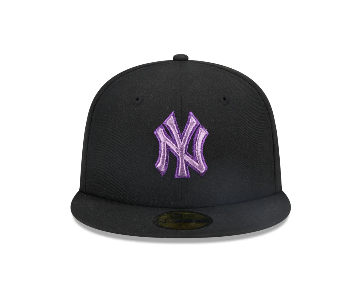 NY YANKEES CREAMY BLACK METALLICPOP AUTHENTIC COLLECTION 59FIFTY FITTED - Image 6