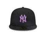 NY YANKEES CREAMY BLACK METALLICPOP AUTHENTIC COLLECTION 59FIFTY FITTED - Image 6