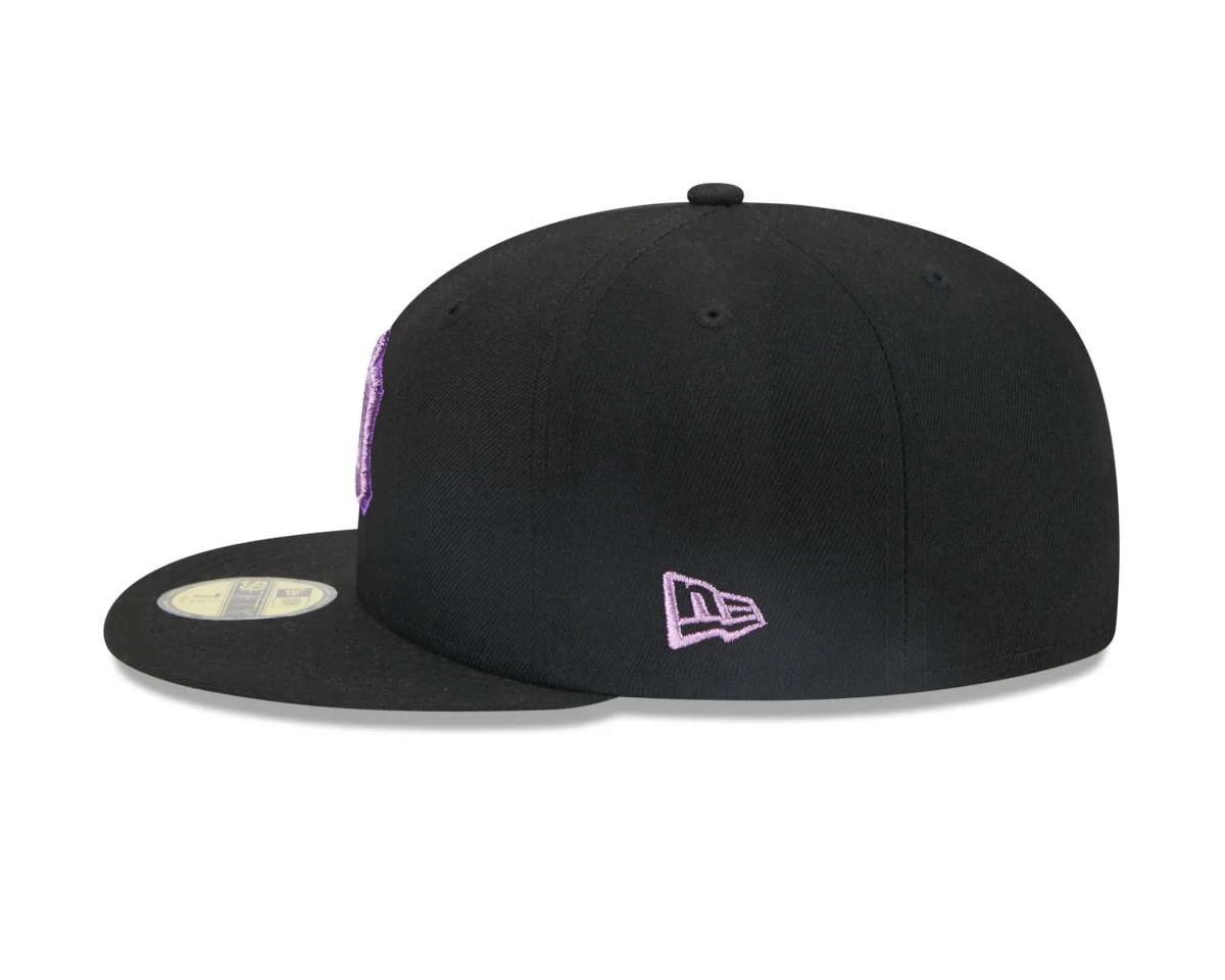 NY YANKEES CREAMY BLACK METALLICPOP AUTHENTIC COLLECTION 59FIFTY FITTED - Image 5