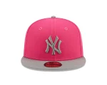 NY YANKEES  New Era 59FIFTY Fitted CAP Pink Two-Tone /SILVER BRIM - Image 6