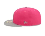NY YANKEES  New Era 59FIFTY Fitted CAP Pink Two-Tone /SILVER BRIM - Image 5