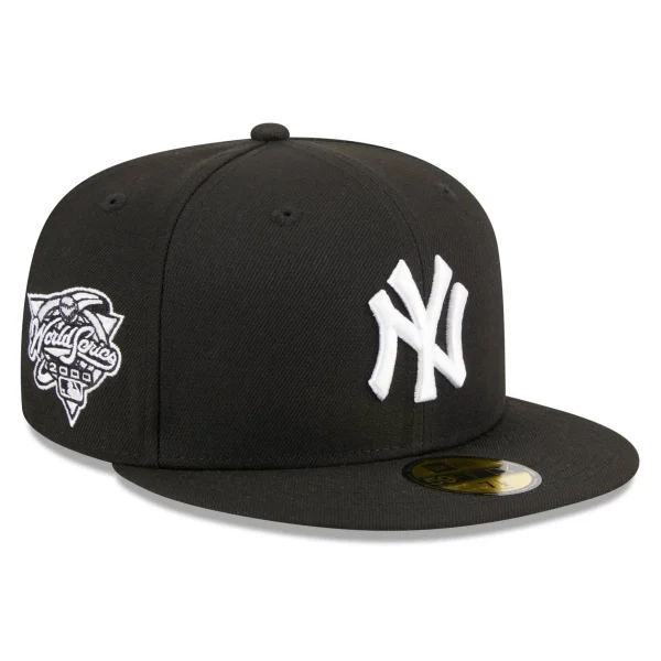 NY YANKEES NEW ERA 59FIFTY WORLD SERIES 2000 SLIVE PATCH ON THERIGHT SIDE