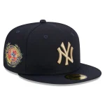 NY YANKEES NEW ERA 59FIFTY FITTED LAUREL SIDEPATCH GREEN BRIM