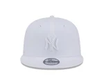 NY YANKEES NEW ERA 9FIFTY WHITE /WHITE  SNAPBACK/ GRAY BRIM - Image 5