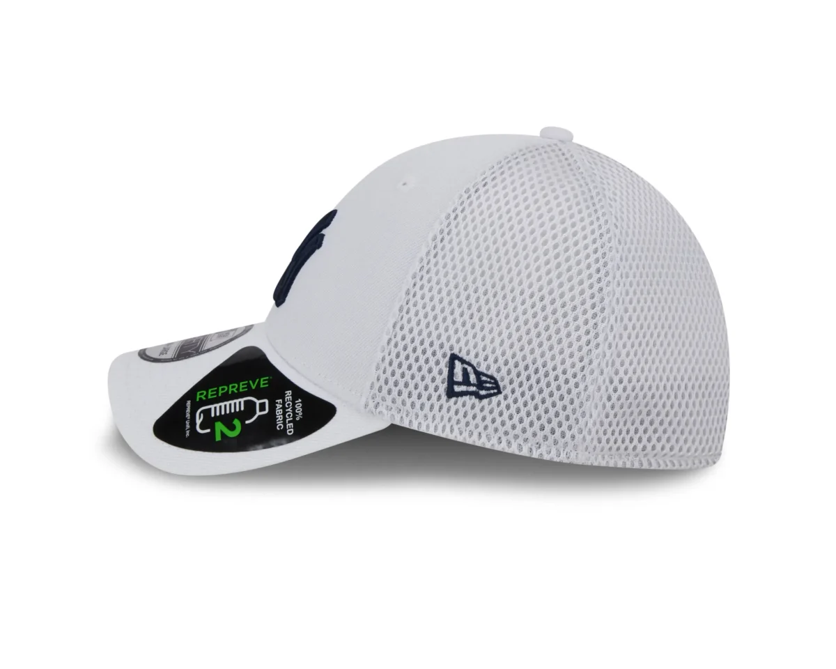 New York Yankees New Era REPREVE Neo 39THIRTY GRAY  Flex Hat - Image 3