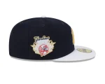 NY YANKEES NEW ERA 59FIFTY NAVY GOLD NY LOGO /GRAY UNDERVISSR - Image 2