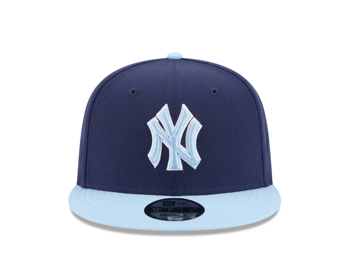 NEW YORK YANKEES 950 TWO TONE SNAPBACK DARK BLUE/ LIGHT BLUE - Image 1