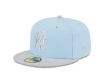 NEW YORK YANKEES 5950 TWO TONE FITTED LIGHT BLUE/GREY - Image 3