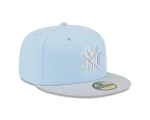 NEW YORK YANKEES 5950 TWO TONE FITTED LIGHT BLUE/GREY - Image 2