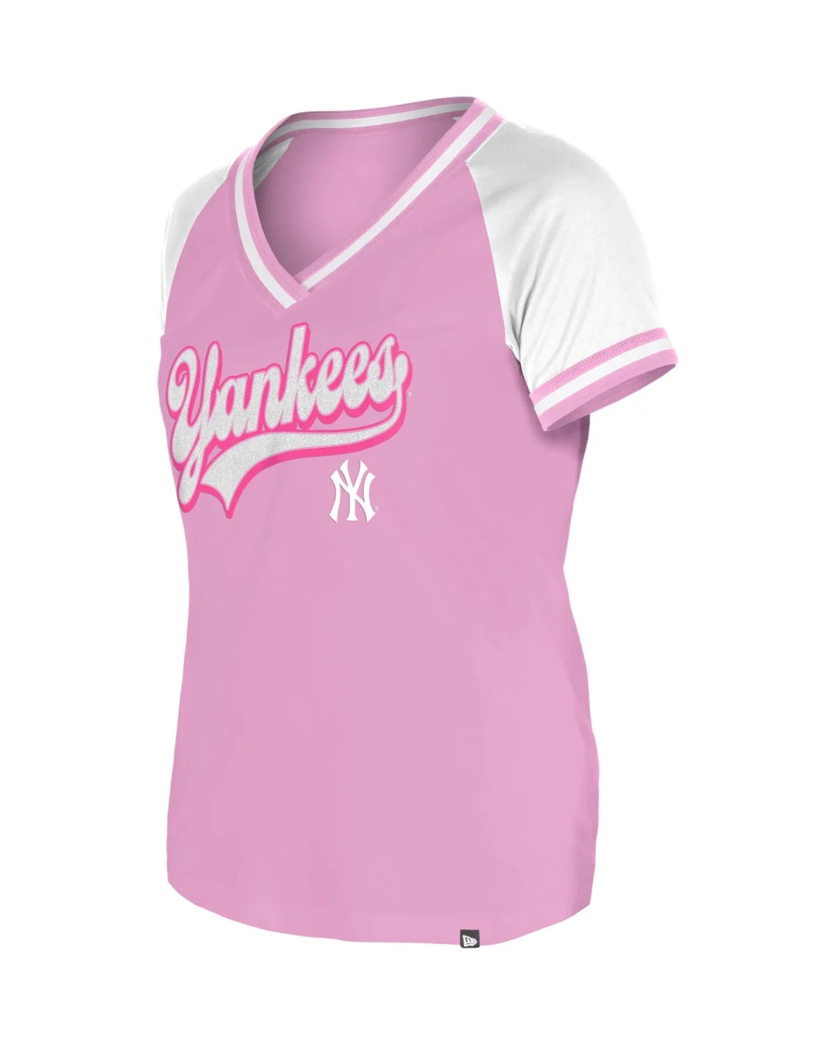 NEW YORK YANKEES LIGHT PINK WOMEN T-SHIRT - Image 2