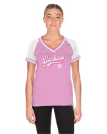 NEW YORK YANKEES LIGHT PINK WOMEN T-SHIRT