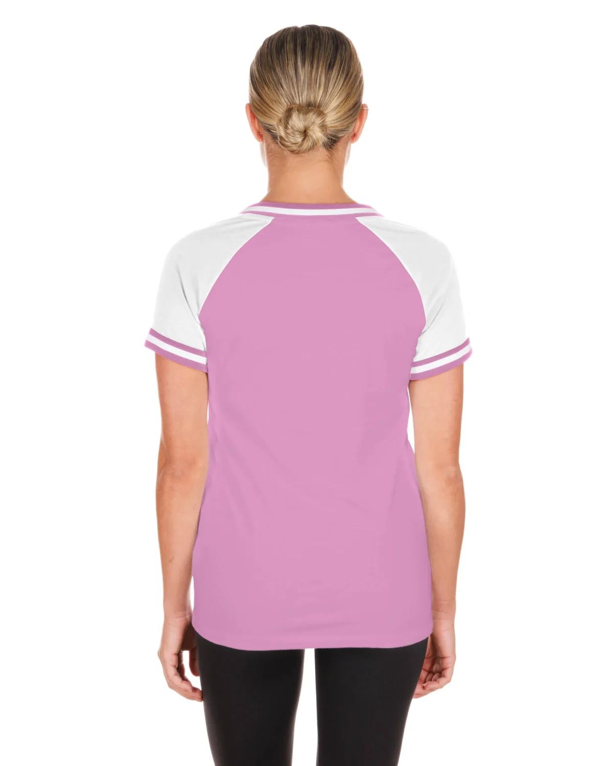 NEW YORK YANKEES LIGHT PINK WOMEN T-SHIRT - Image 4