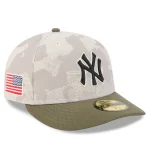 New York Yankees New Era Light Beige/Olive 2025 Armed Forces Day 59FIFTY Fitted Hat