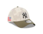 New York Yankees Light Beige/Olive 2025 Armed Forces Day 39THIRTY Flex Hat