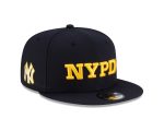 NY YANKEES NAVY New Era 9FORTY NYPD  Snapback  pre-curved brim - Image 3