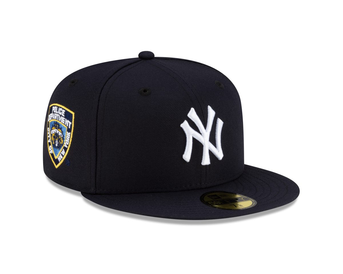 NY YANKEES NEW ERA   59FIFTY Fitted NYPD PATCH IN THE RIGHT SIDE - Image 1