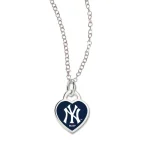 NEW YORK YANKEES NECKLACE W/3D HEART