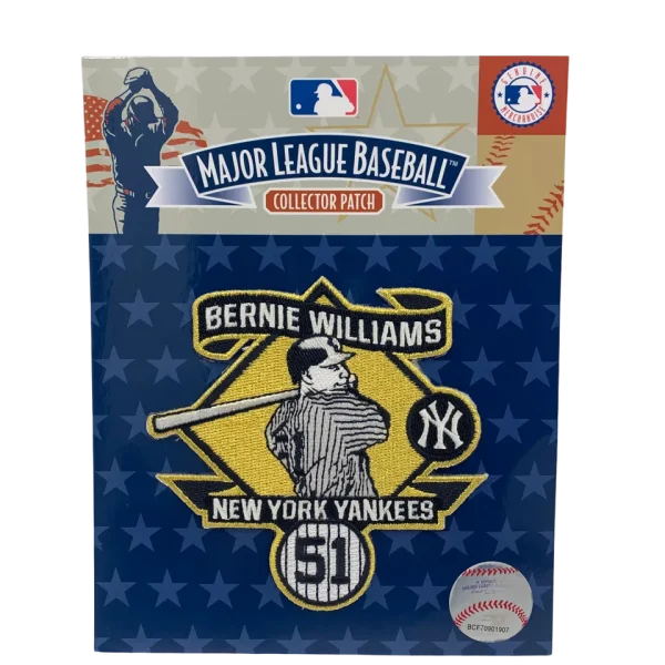 NY YANKEES Bernie Williams # 51 Retirement Patch