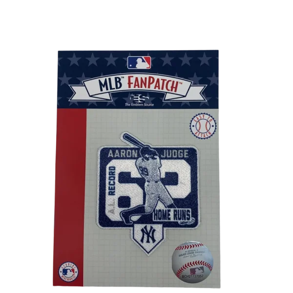 New York Yankees AL Single Season Record  Aaron Judge 62 Home Run Patch