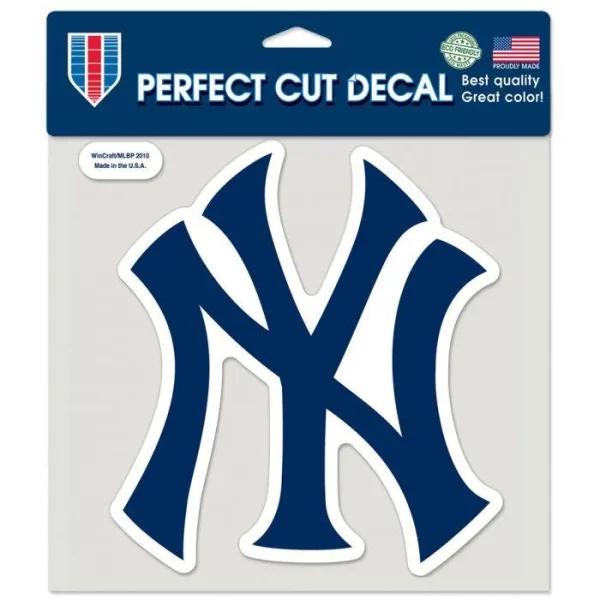 NEW YORK YANKEES NY NAVY PERFECT CUT COLOR DECAL